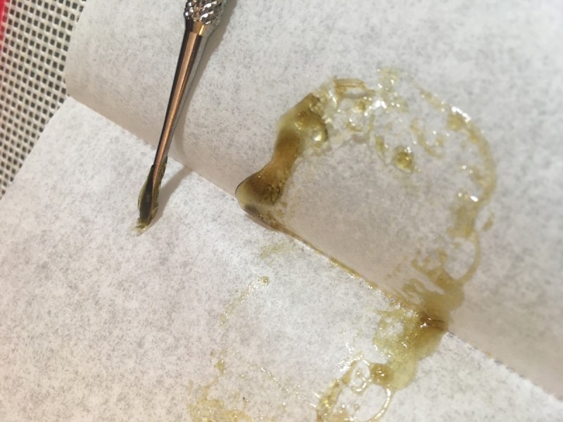 Peyote cookies dry sift rosin press