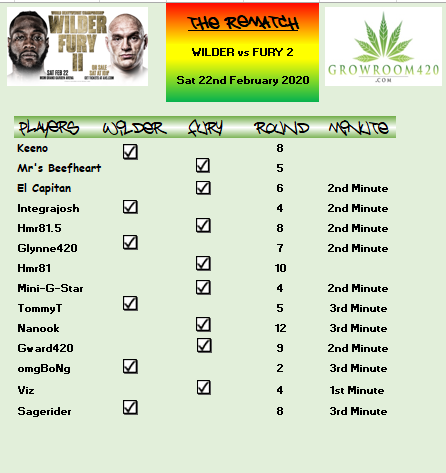 Wilder vs Fury