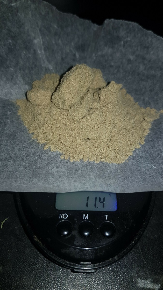 Legendary punch dry sift hash temple ball