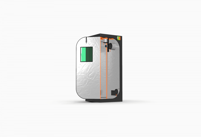 Green-Qube-V-Grow-Tent-GQ80-0.8-x-0.8-x-1.8m-SIDE