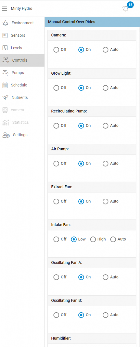 controls