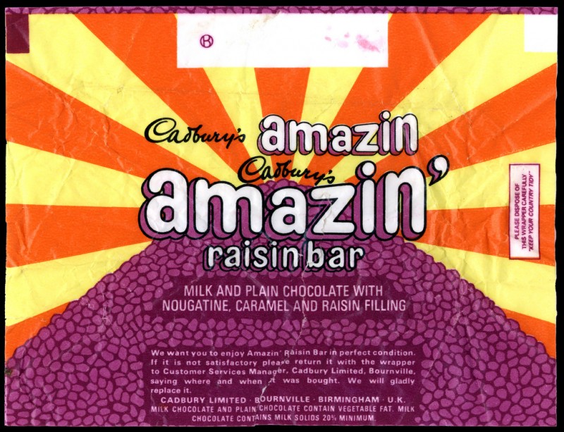 Amazin' raisin bar