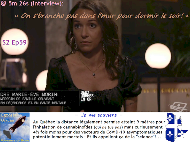 A Borg joke by Marie-Ève Morin (La Licorne) @ 5m26s into interview - TQc, DHEO S2 Ep59 (2021-Mar-5)
