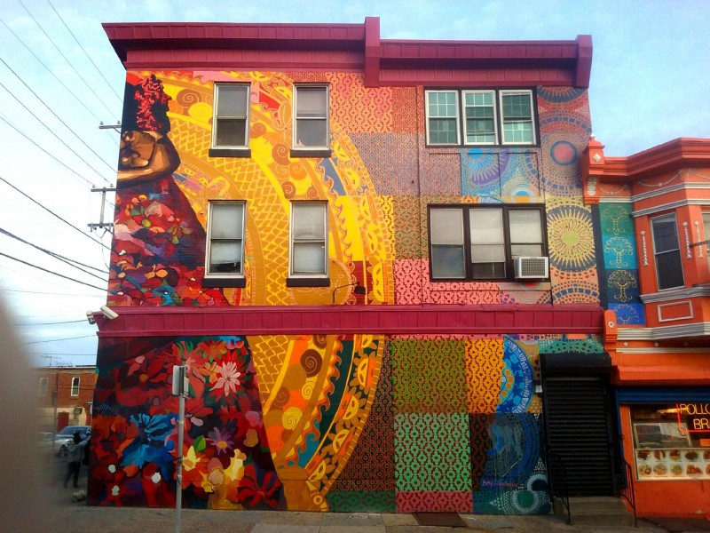 Spanish language mural #philadelphia