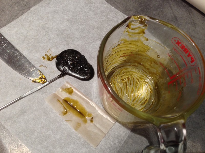 3rd part, left over trim from 2nd shake turned into bho