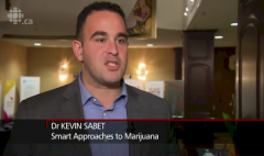 Kevin Sabet at ADDICTION symposium in hotel Marriott Mtl, Radio-Canada (2016-Oct)