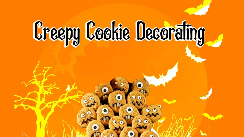 mn Creepy cookie decorating
