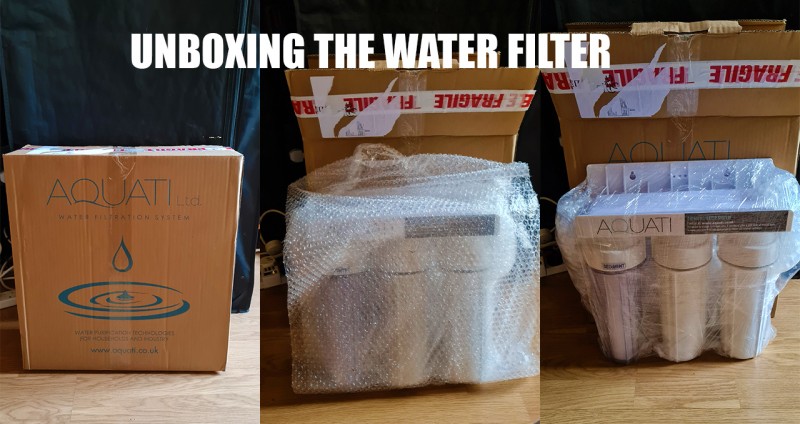 un boxing the water filter