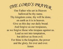 lords prayer