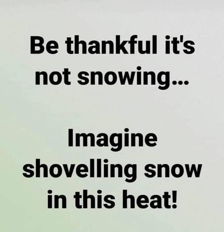 snow in this heat